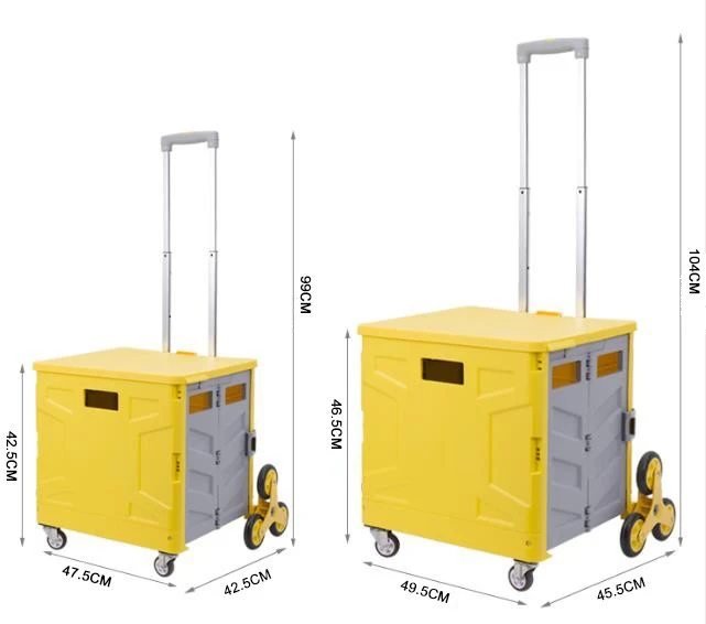 foldable stair climbing cart